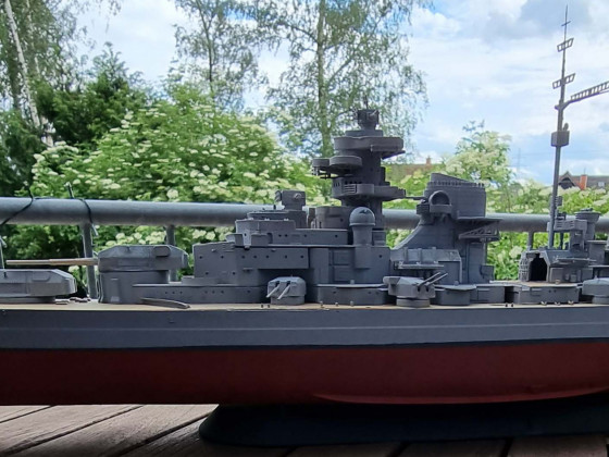 Schlachtschiff Bismarck von Revell in 1:350 - 2